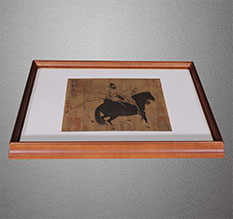 茅箭书画装裱配框服务案例